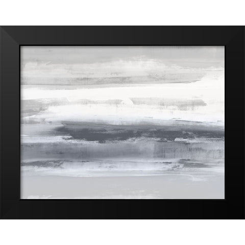Gray Passage I Black Modern Wood Framed Art Print by Messina, Jake