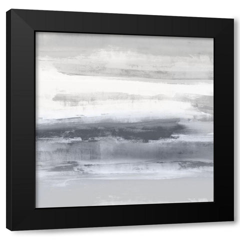 Gray Passage II Black Modern Wood Framed Art Print by Messina, Jake