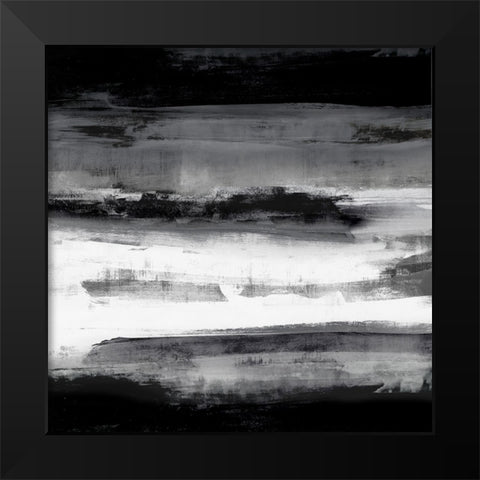 Midnight Passage II Black Modern Wood Framed Art Print by Messina, Jake