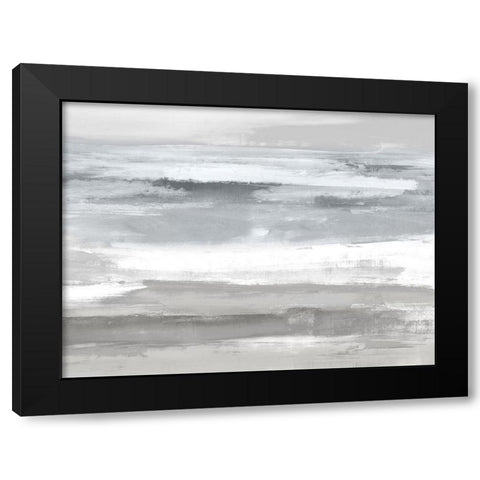 Neutral Passage Black Modern Wood Framed Art Print with Double Matting by Messina, Jake
