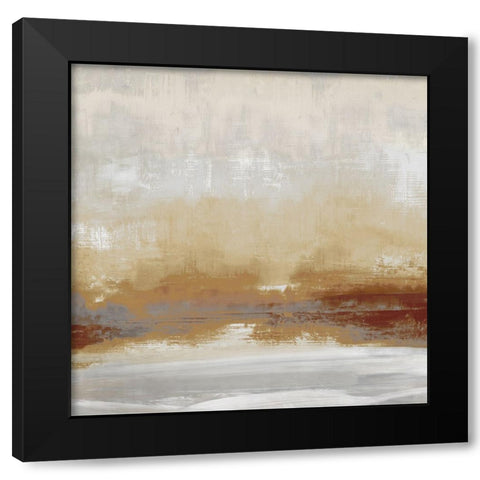 Unify Amber II Black Modern Wood Framed Art Print by Messina, Jake