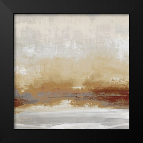 Unify Amber II Black Modern Wood Framed Art Print by Messina, Jake