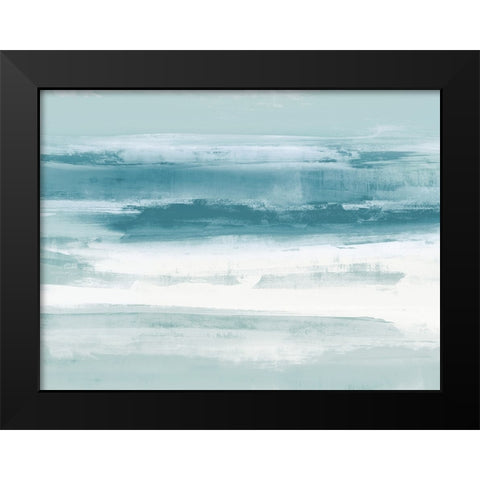 Aqua Passage I Black Modern Wood Framed Art Print by Messina, Jake