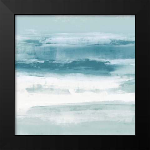 Aqua Passage II Black Modern Wood Framed Art Print by Messina, Jake