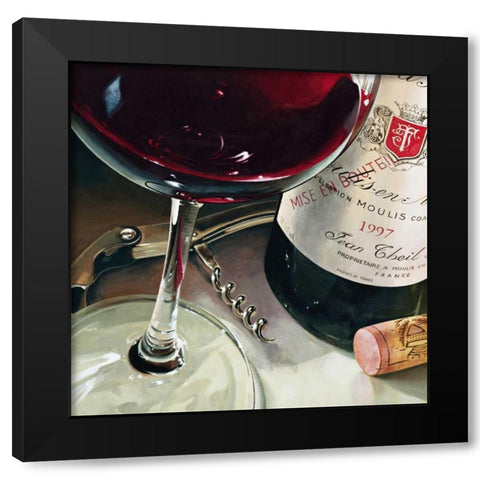 Grandi rossi francesi Black Modern Wood Framed Art Print by Ferreri, Stefano