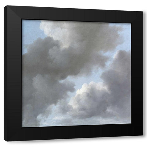 Cloud Study II Black Modern Wood Framed Art Print with Double Matting by Mann, Sophia