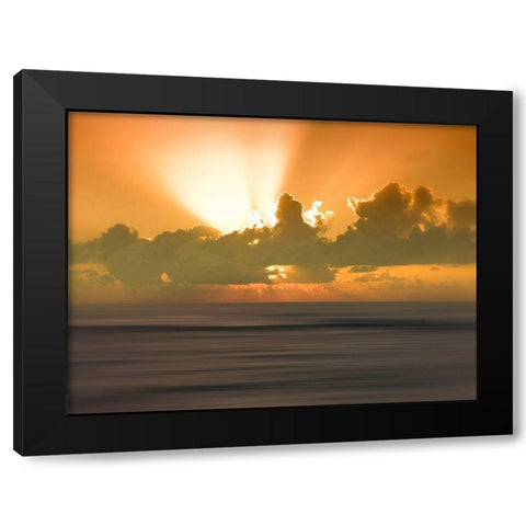 USA, Hawaii, Kauai, sunset Black Modern Wood Framed Art Print by Plank, Savanah