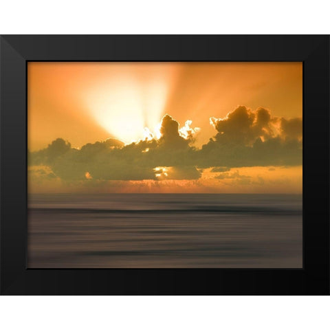 USA, Hawaii, Kauai, sunset Black Modern Wood Framed Art Print by Plank, Savanah