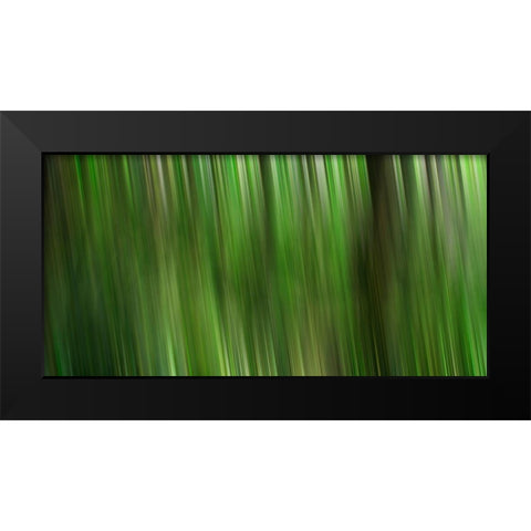 Tree motion Black Modern Wood Framed Art Print by Plank, Savanah