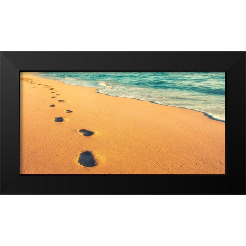 USA, Hawaii, Kauai, Kapaa, be Black Modern Wood Framed Art Print by Plank, Savanah
