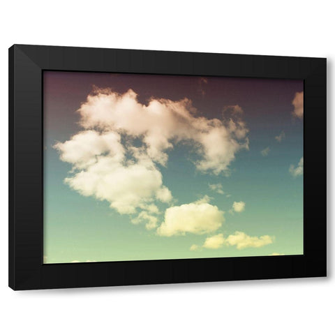Cloud Formations Black Modern Wood Framed Art Print by Plank, Savanah