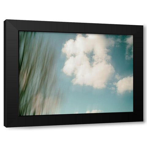 Cloud Formations Black Modern Wood Framed Art Print by Plank, Savanah