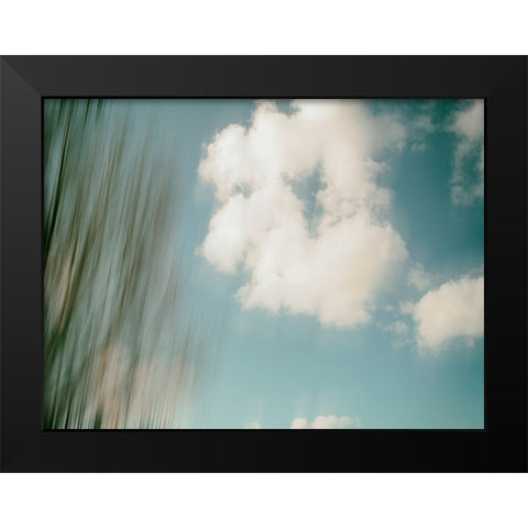 Cloud Formations Black Modern Wood Framed Art Print by Plank, Savanah