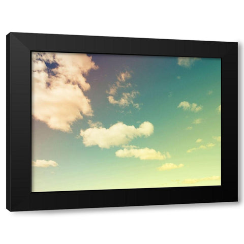 Cloud Formations Black Modern Wood Framed Art Print with Double Matting by Plank, Savanah