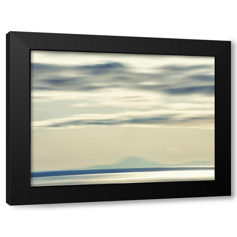 Cloud Formations Black Modern Wood Framed Art Print by Plank, Savanah