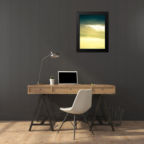 Cloud Formations Black Modern Wood Framed Art Print by Plank, Savanah