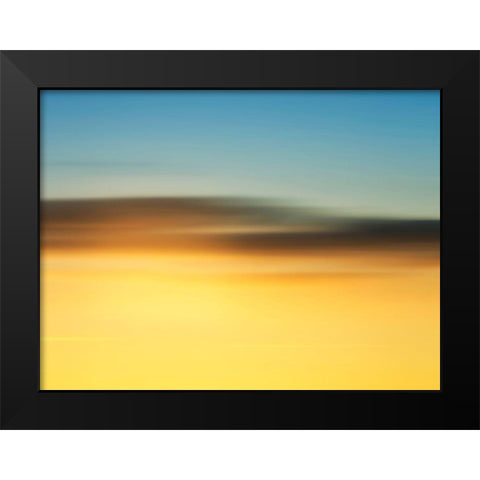 Cloud Formations Black Modern Wood Framed Art Print by Plank, Savanah