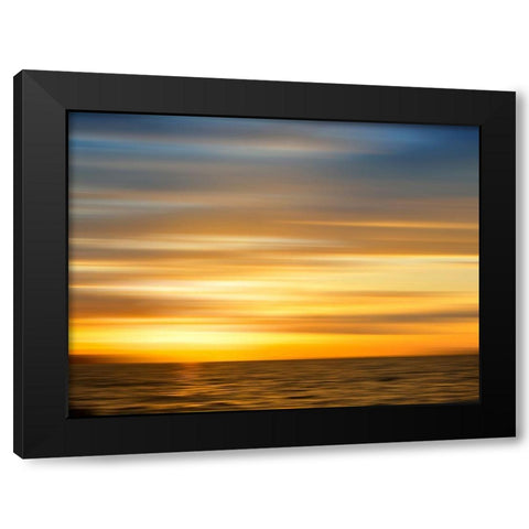 Ketchikan sunset Black Modern Wood Framed Art Print with Double Matting by Plank, Savanah