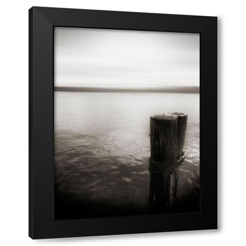 USA, Seattle, view from Alki b Black Modern Wood Framed Art Print with Double Matting by Plank, Savanah