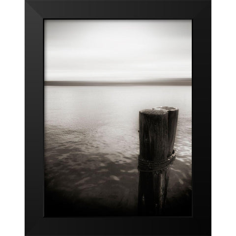 USA, Seattle, view from Alki b Black Modern Wood Framed Art Print by Plank, Savanah