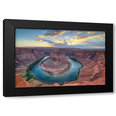 Grand Canyon Sunset Black Modern Wood Framed Art Print with Double Matting by Bennion, Scott