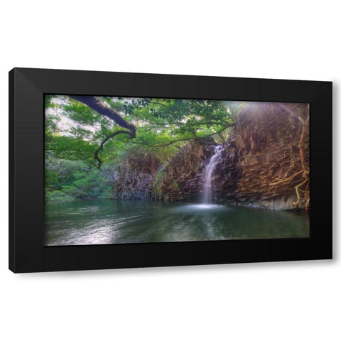 Eastward in Eden Black Modern Wood Framed Art Print by Bennion, Scott