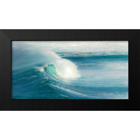 Jaws - Maui Black Modern Wood Framed Art Print by Bennion, Scott