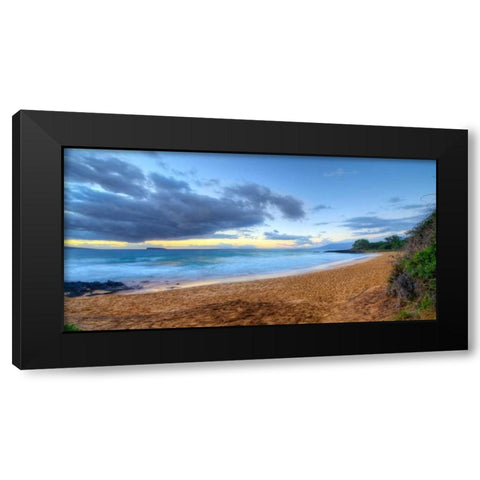 Little Beach - Maui Black Modern Wood Framed Art Print by Bennion, Scott