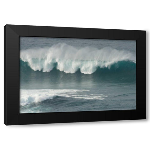 Maui North Shore Black Modern Wood Framed Art Print with Double Matting by Bennion, Scott