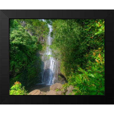 Paradise Black Modern Wood Framed Art Print by Bennion, Scott