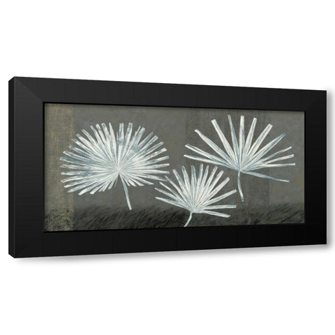 Three Palmettos Black Modern Wood Framed Art Print with Double Matting by Peterson, Steve