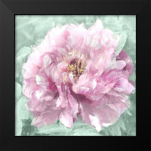 Solo Blush II Black Modern Wood Framed Art Print by Sullivan, Shawna