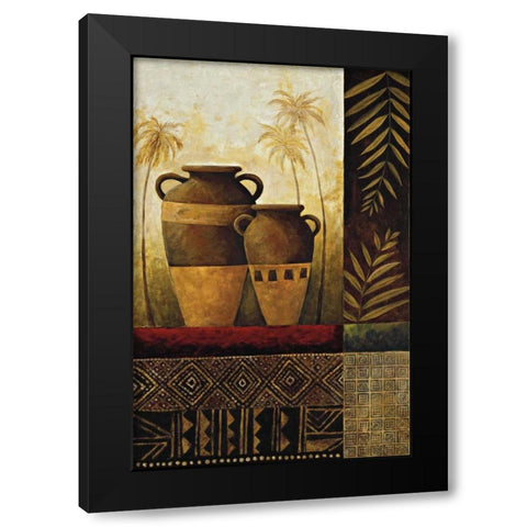 Treasures I Black Modern Wood Framed Art Print with Double Matting by Williamson, Sarah