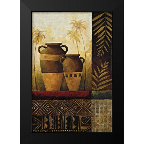 Treasures I Black Modern Wood Framed Art Print by Williamson, Sarah