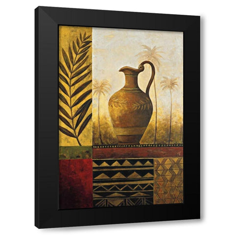Treasures II Black Modern Wood Framed Art Print with Double Matting by Williamson, Sarah
