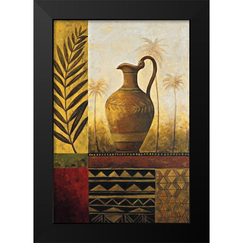 Treasures II Black Modern Wood Framed Art Print by Williamson, Sarah
