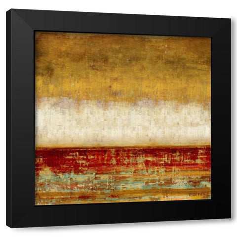 On the Horizon Black Modern Wood Framed Art Print by Hamilton, Taylor
