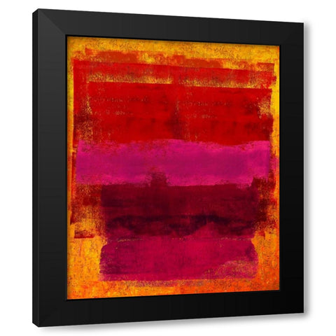 Passionate Black Modern Wood Framed Art Print with Double Matting by Hamilton, Taylor