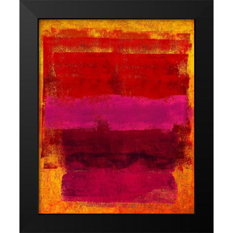 Passionate Black Modern Wood Framed Art Print by Hamilton, Taylor