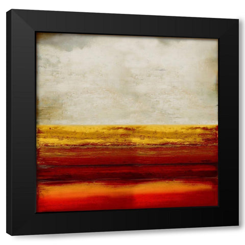 Highlighted Amber Black Modern Wood Framed Art Print by Hamilton, Taylor