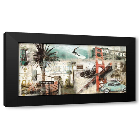 California Black Modern Wood Framed Art Print by Burke, Tyler