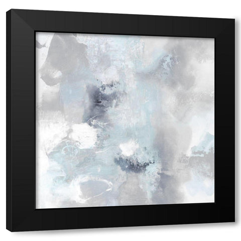 Irresistible Aqua I Black Modern Wood Framed Art Print with Double Matting by Bridges, Tate