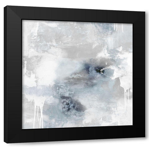 Irresistible Aqua II Black Modern Wood Framed Art Print with Double Matting by Bridges, Tate