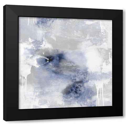Irresistible Indigo I Black Modern Wood Framed Art Print with Double Matting by Bridges, Tate