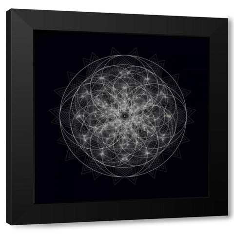 Dynamic I Black Modern Wood Framed Art Print by Anderson, Tyler