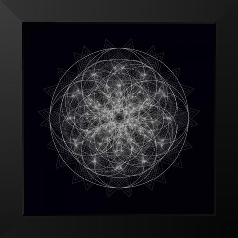 Dynamic I Black Modern Wood Framed Art Print by Anderson, Tyler