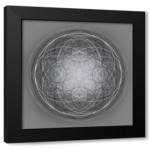Positive Energy V Black Modern Wood Framed Art Print by Anderson, Tyler
