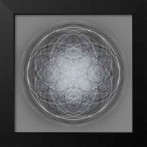 Positive Energy V Black Modern Wood Framed Art Print by Anderson, Tyler