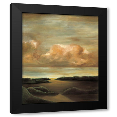 Light and Shadows II Black Modern Wood Framed Art Print with Double Matting by Mitchell, Todd