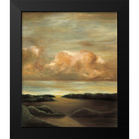 Light and Shadows II Black Modern Wood Framed Art Print by Mitchell, Todd